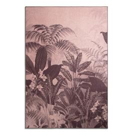 Habitat Floral Print Velvet Flat Rug Blush Pink - 160X230cm
