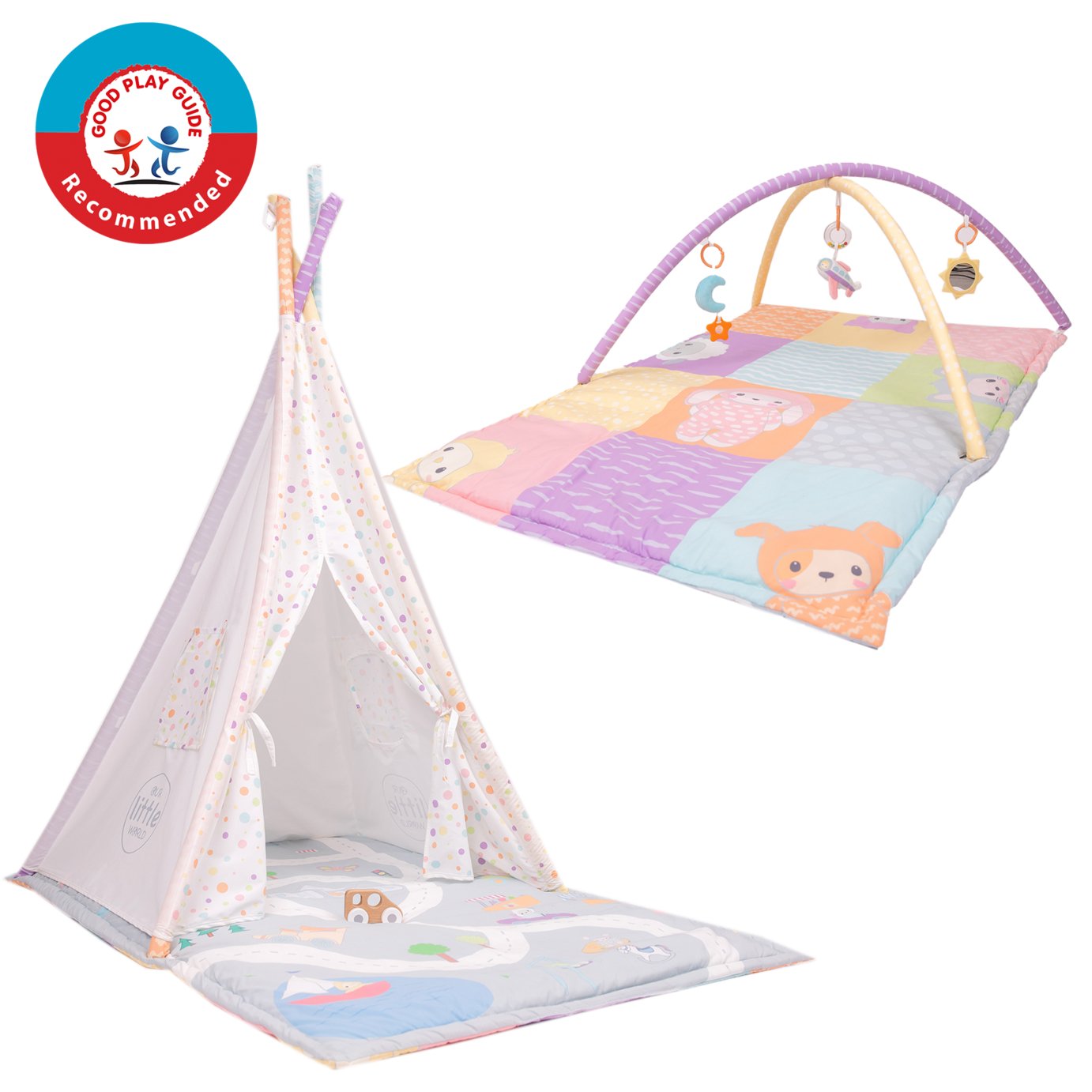 Our Little World 2 in 1 Play Gym And Teepee 
