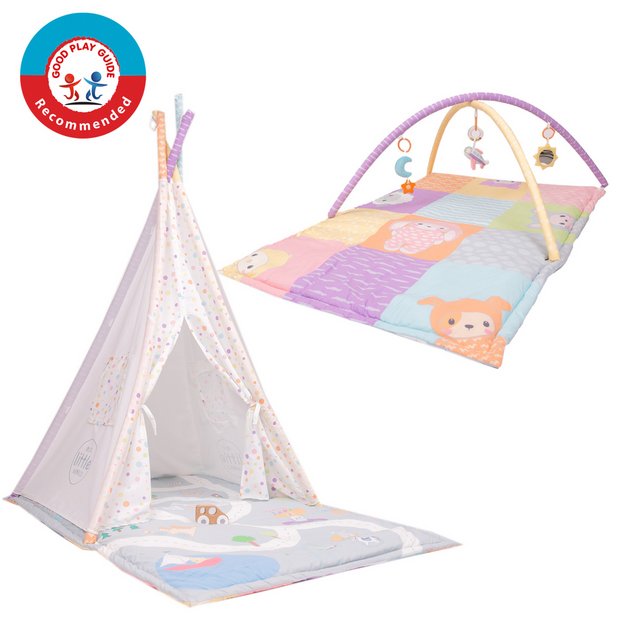 Buy Our Little World in Play Gym And Teepee Playmats and - Main Image