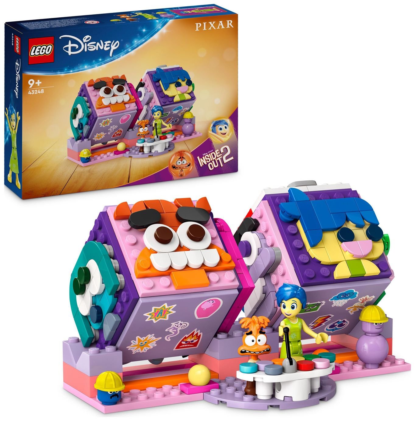 LEGO Disney Pixar Inside Out 2 Mood Cubes Playset 43248