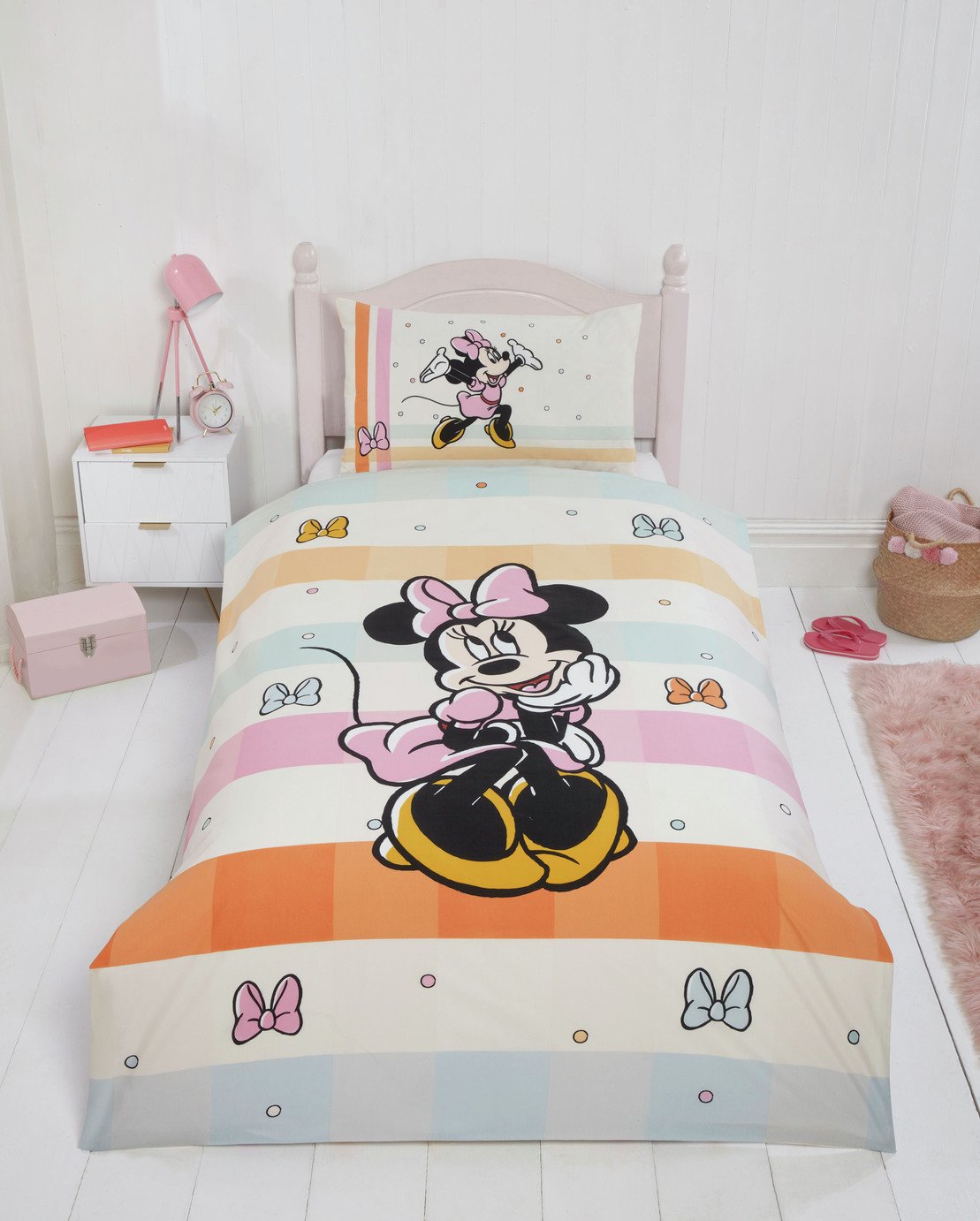 Disney Minnie Daisy Kids Bedding Set - Single
