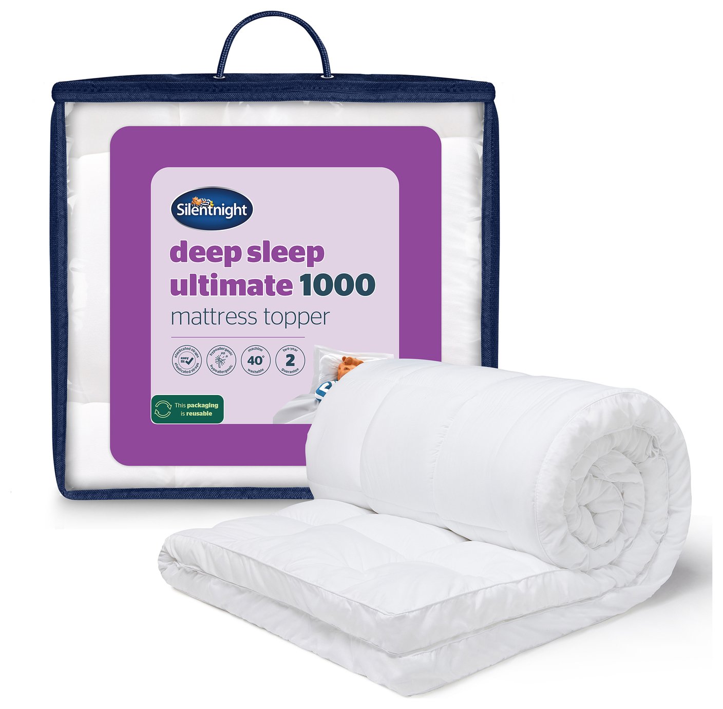Silentnight Deep Sleep Ultimate 1000 Mattress Topper