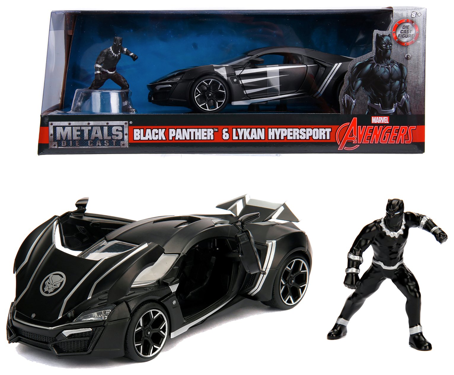 Hollywood Rides Marvel Miniature 1:24 scale Model Car set