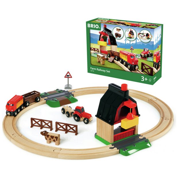 Buy Brio Farm Railway Set Toy trains Argos