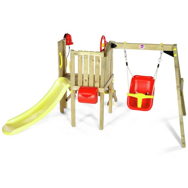 Buy Plum Toddlers Tower Wooden Climbing Frame Climbing frames Argos