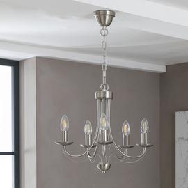 Argos Home Inspire 5 Light Chandelier Choice of Colour | eBay Argos Home Inspire 5 Light Chandelier Choice of Colour | eBay