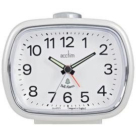 Acctim Camille Pearl Alarm Clock - White 