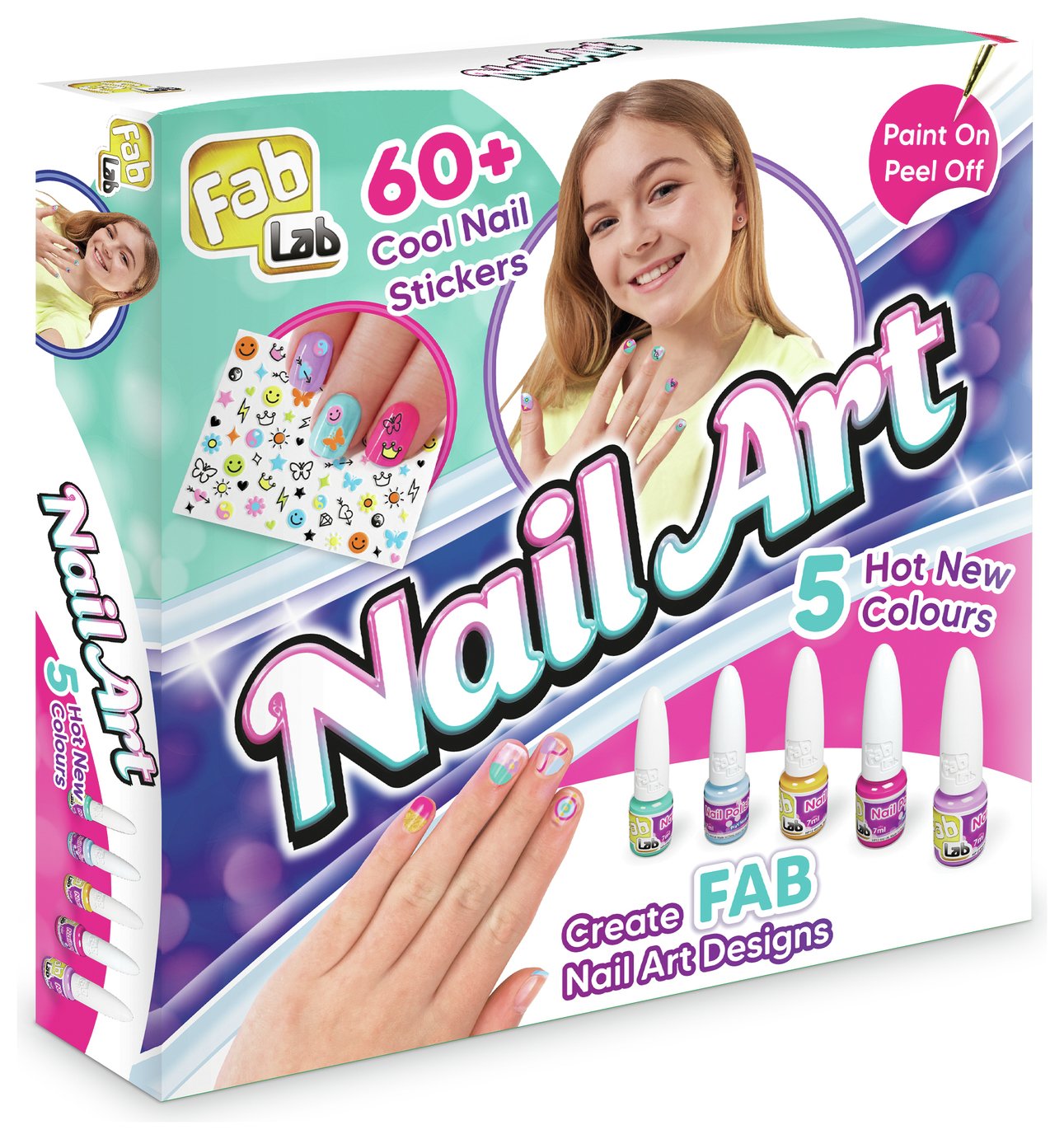 FabLab Nail Art Kids Nail Polish Painting Set