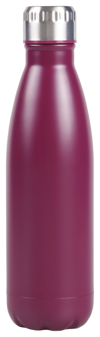  Home Burgundy Stainless Steel Water Bottle - 500ml