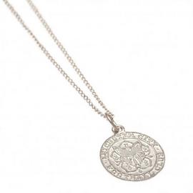 Sterling Silver Leicester City Crest Pendant Necklace