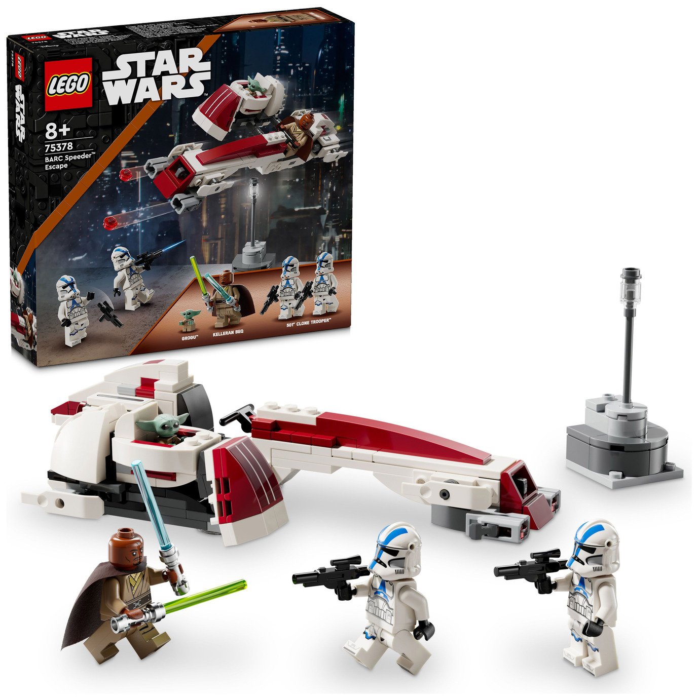 LEGO Star Wars: BARC Speeder Escape Building Toy Set 75378