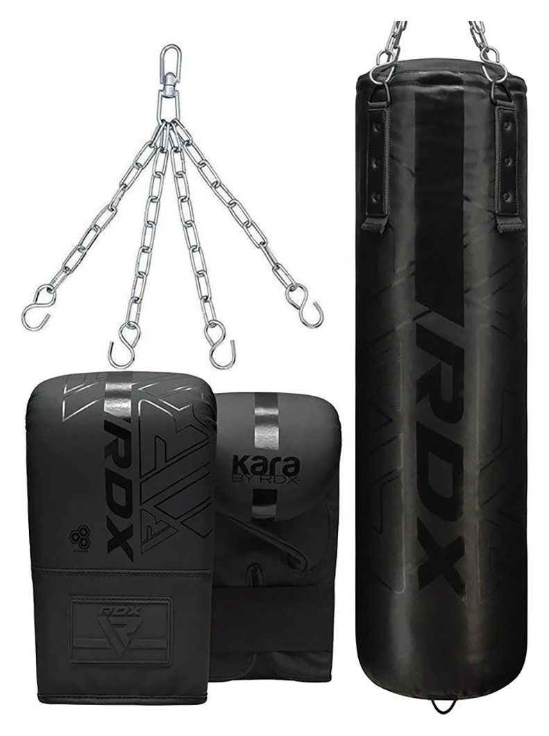 RDX F6 Kara 4ft 3-in-1 Punch Bag with Boxing Gloves