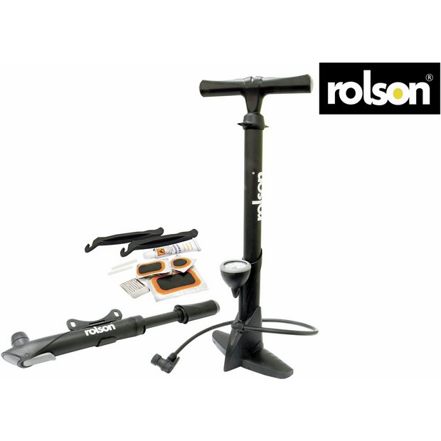 Buy Rolson Track and Hand Bike Pump and Puncture Repair Kit Bike