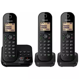 Panasonic KXTGC423 Cordless Phone with Answer Machine Triple