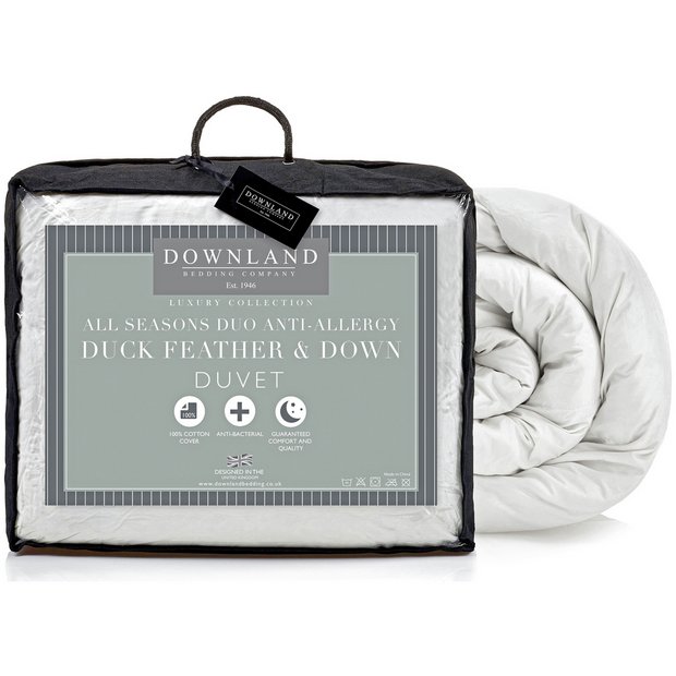 Buy Downland Duck Feather Down All Seasons 15 Tog Duvet