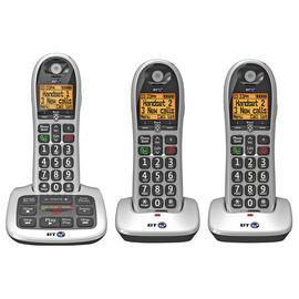 BT Big Button 4600 Telephone with Answer Machine - Triple