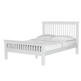 Argos Home Aubrey Kingsize Wooden Bed Frame - White