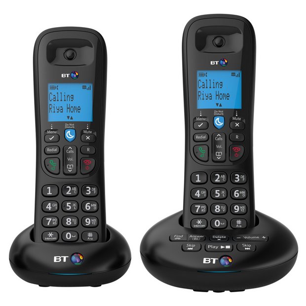 BT BT3110 Twin Cordless Telephone With Answering Machine & Nuisance Call Blocker 