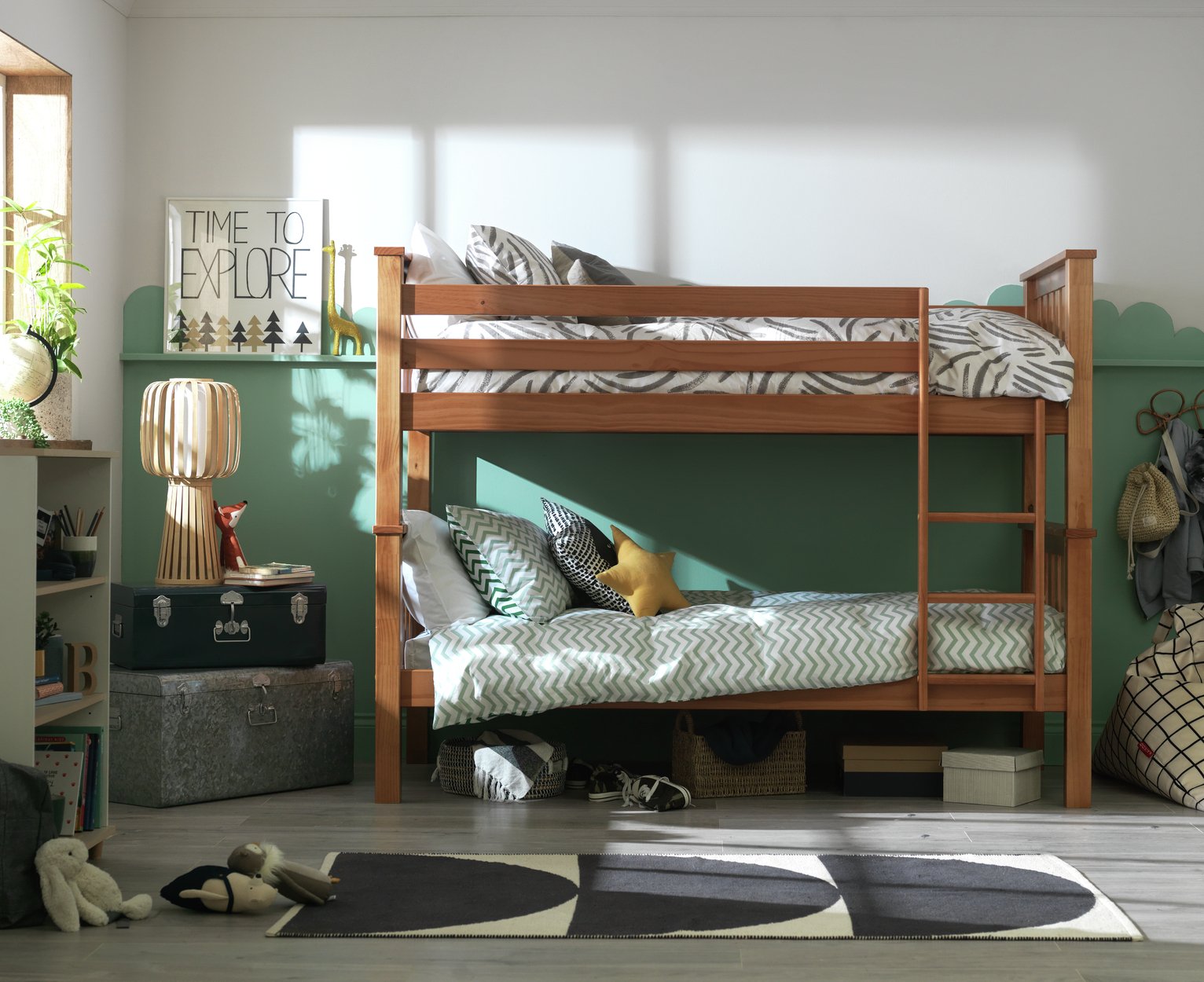 Habitat Heavy Duty Detachable Bunk Bed Frame - Pine