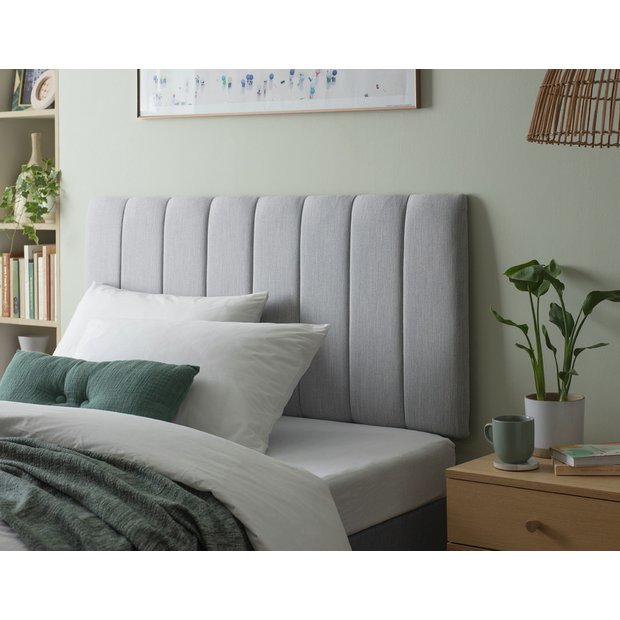 Argos headboard store grey double