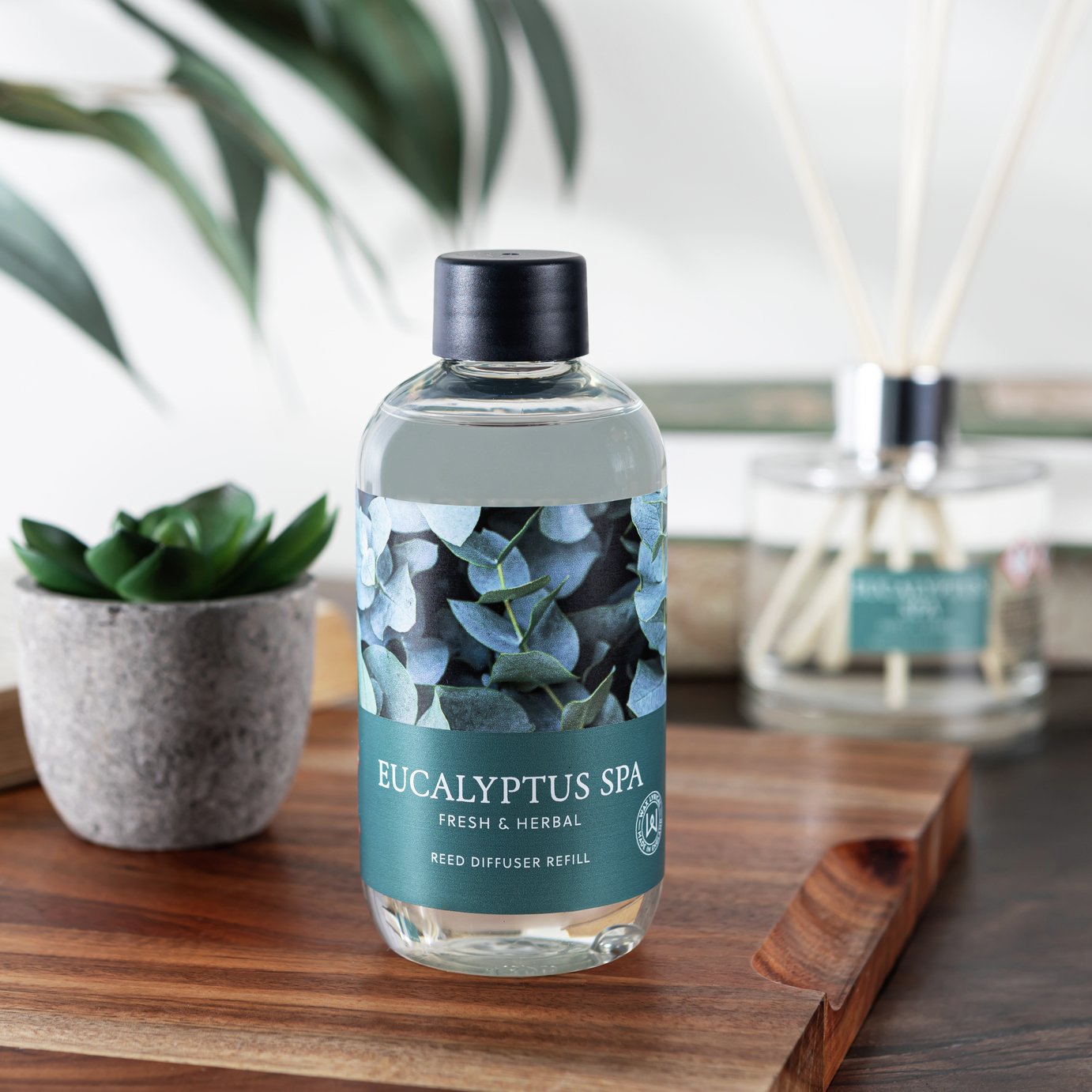 Wax Lyrical 200ml Reed Diffuser Refill - Eucalyptus Spa