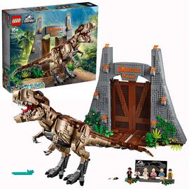 LEGO Jurassic World T. Rex Rampage Park Set 75936