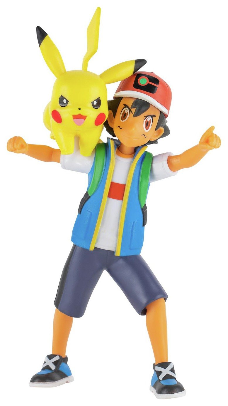Pokémon 4.5 Inch Ash and Pikachu Action Figures