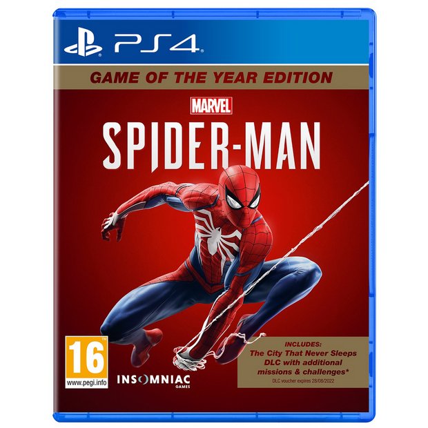 Spider man hot sale ps4 argos