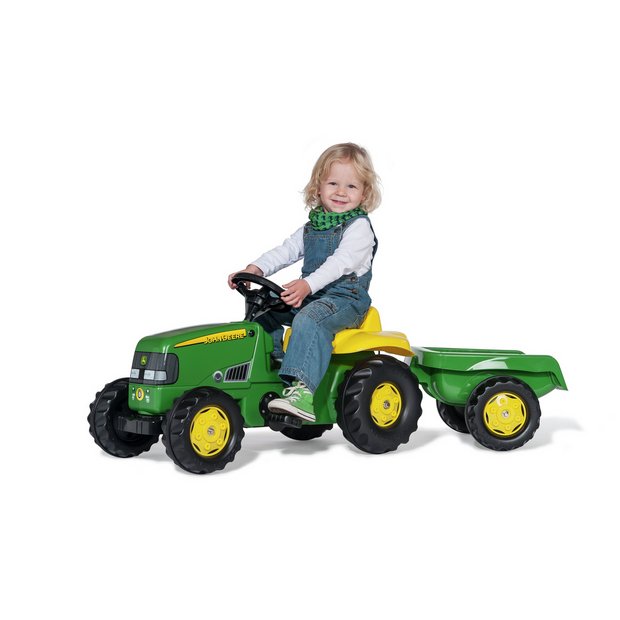 John deere kids ride deals on tractor