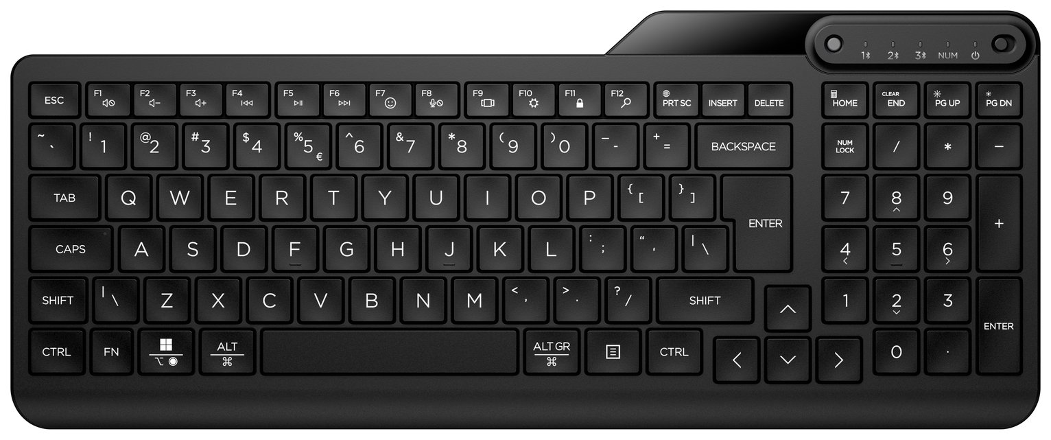 Buy Trust Lyra Compact Wireless Keyboard Black PC keyboards