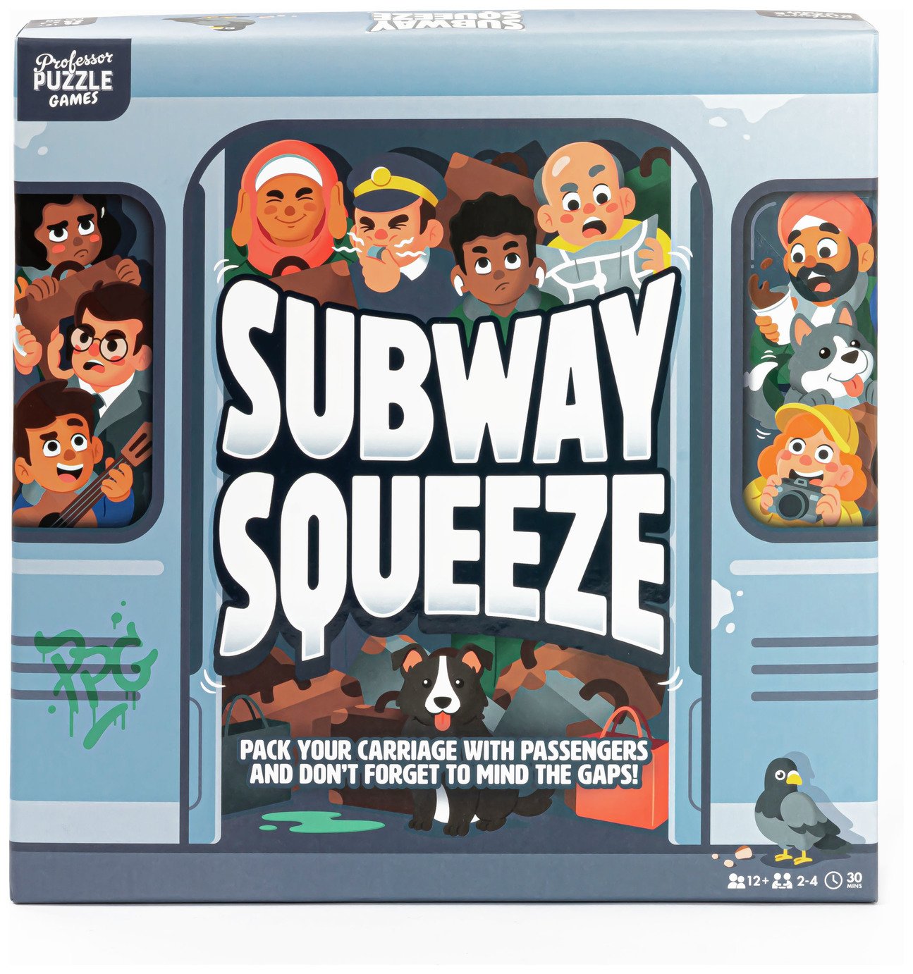 Professor Puzzle Subway Squeeze Game
