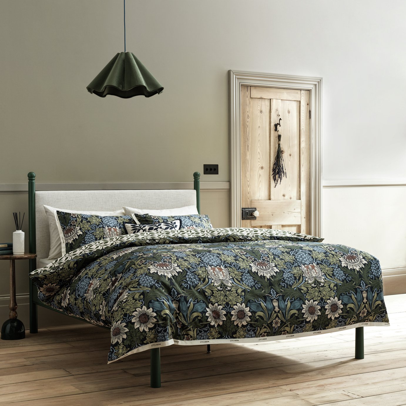 HabitatxMorris & Co. Sunflower & Rosehip Bedding-Superking
