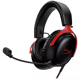 HyperX Cloud III Gaming Headset Xbox, PS5, Switch, PC - Red