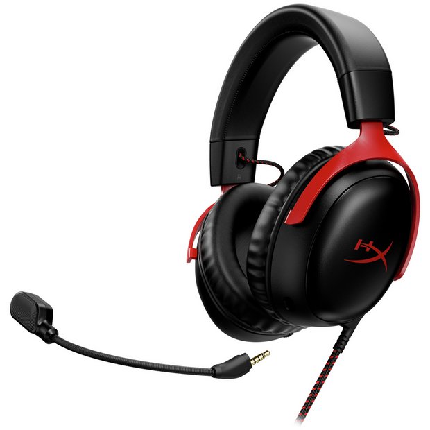 Buy HyperX Cloud III Wired Gaming Headset Xbox PS5 Switch PC Gaming headsets Argos