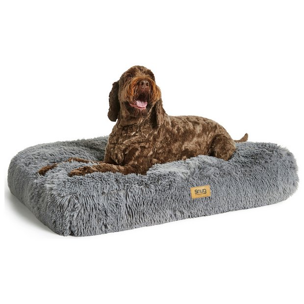 Buy Snug Super Fluffy Grey Pet Bed Small Dog beds Argos