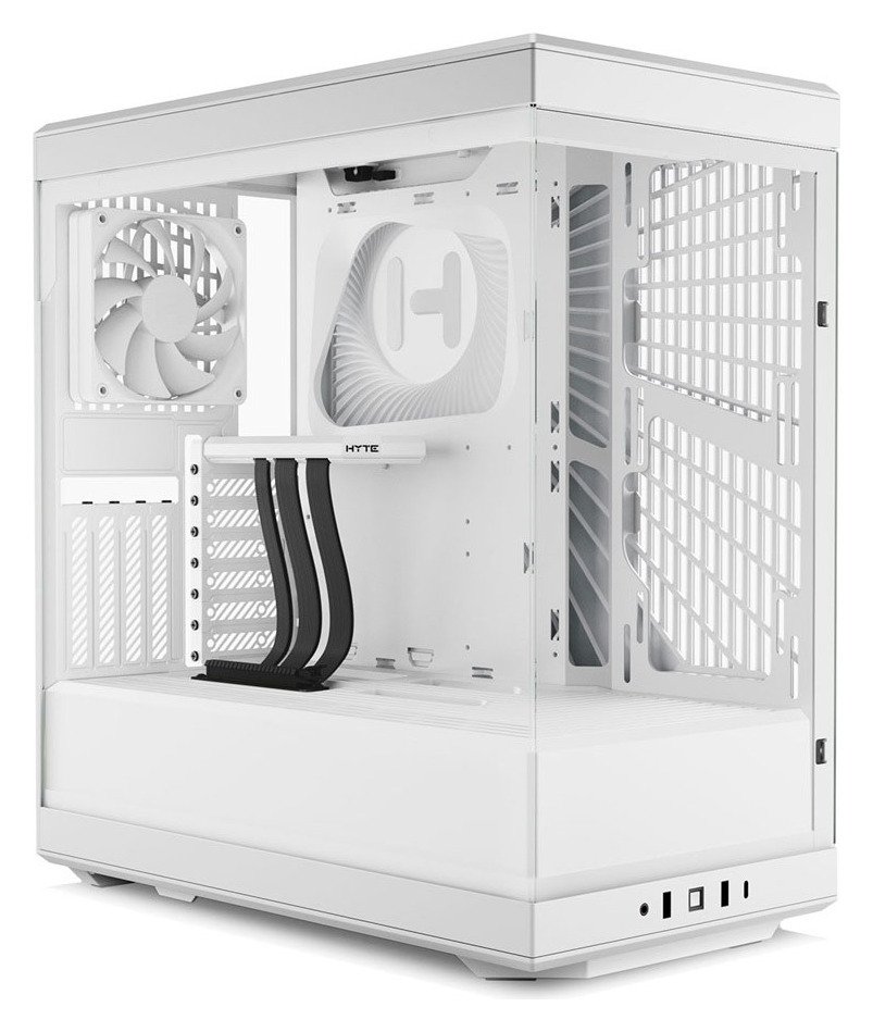 Hyte Y40 Mid Tower ATX Computer Case - White