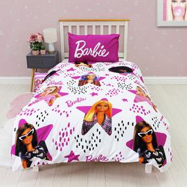 Barbie Printed Multicolored Kids Bedding Set - Single