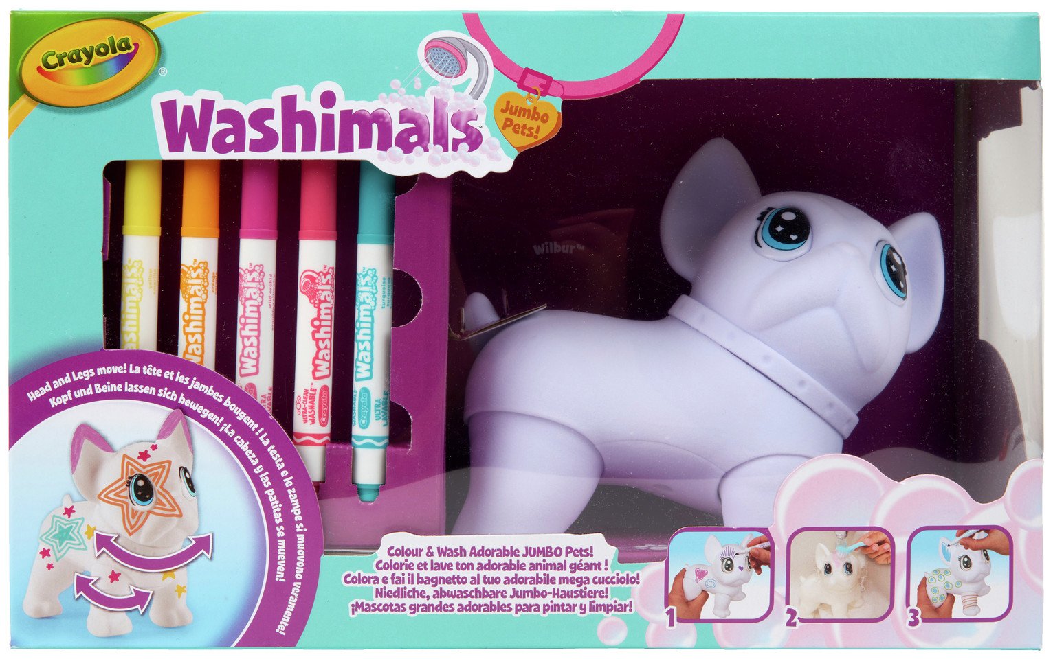 Crayola Washimals Jumbo Colour Playset