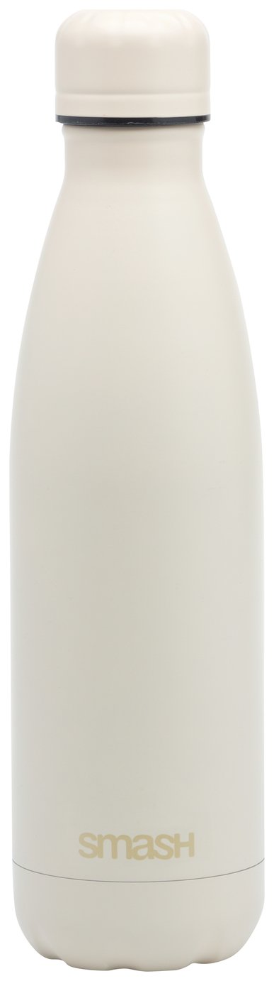 Smash Beige Stainless Steel Water Bottle - 500ml