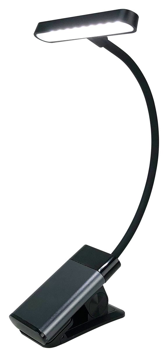 Xtralite Black LED Rechargeable Book Light 