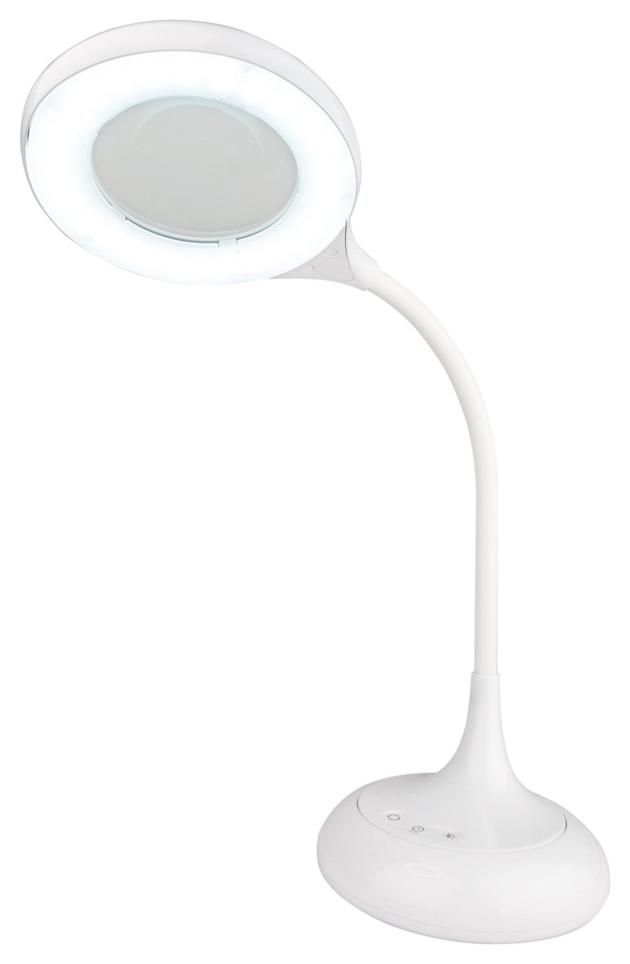 Xtralite LED Magnifier Adjustable Desk Lamp - White