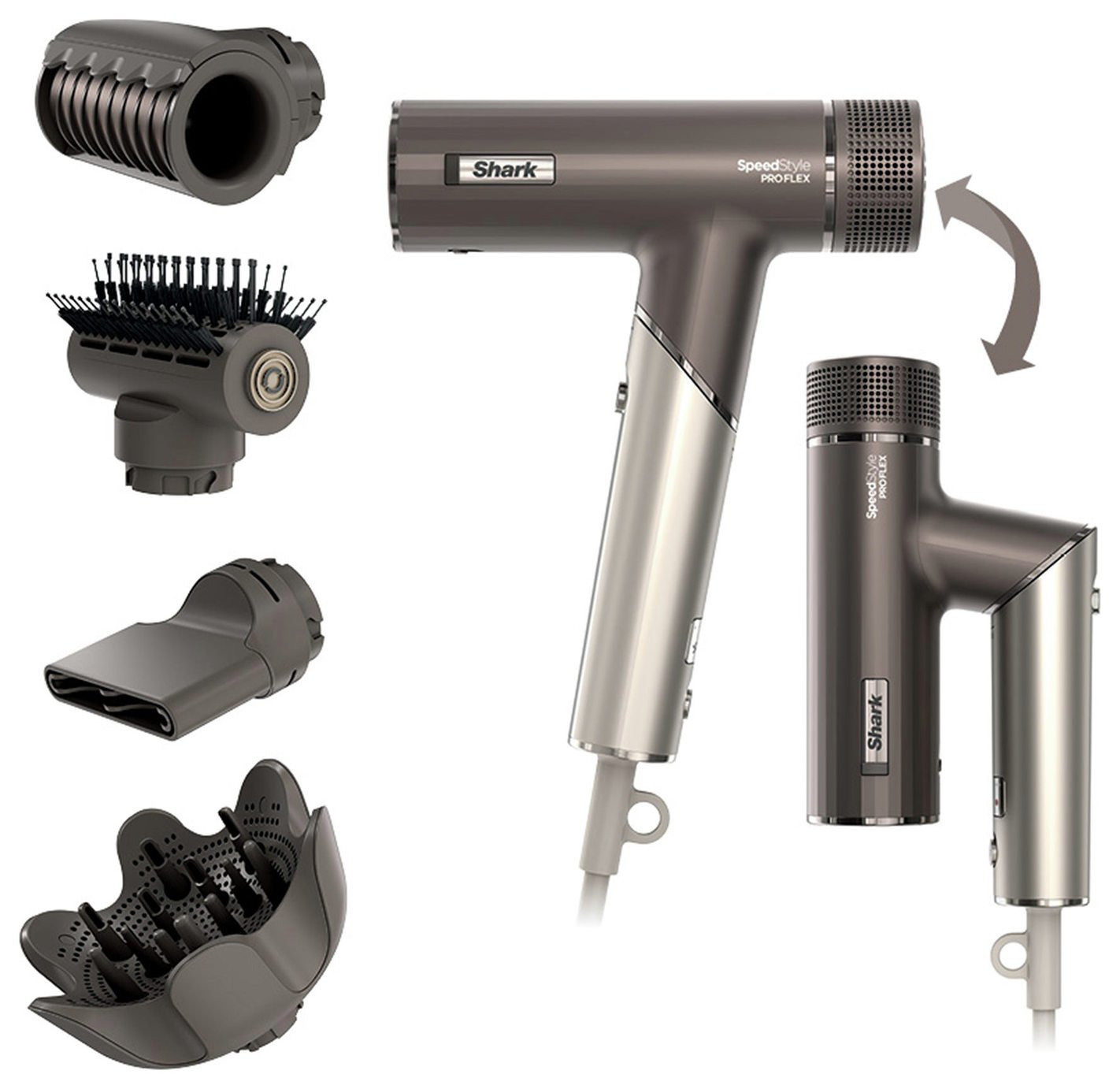 Shark Speed Style Pro FLEX 4-in-1 Hair Dryer - Silver