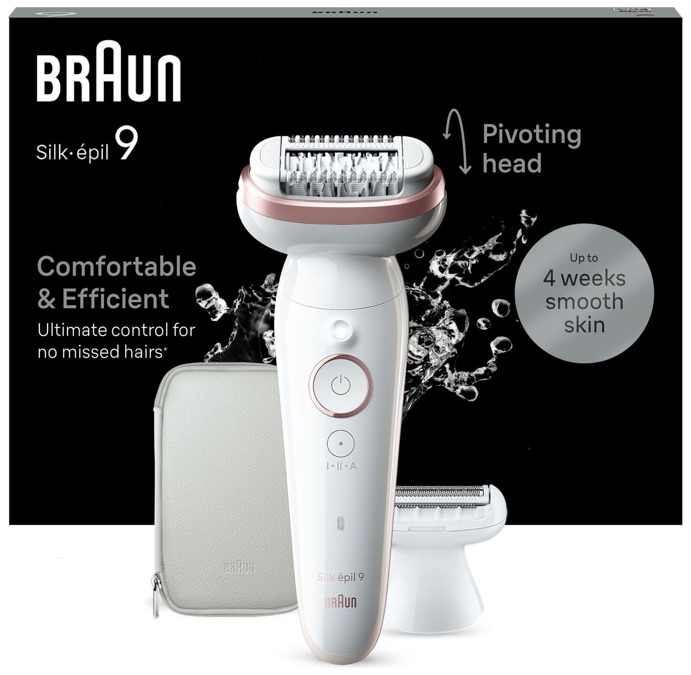 Braun Silk-epil 9 9-030 Wet & Dry Cordless Epilator