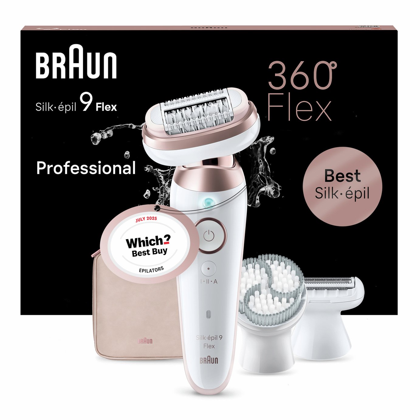 Braun Silk-epil 9 Flex 9-060 3D Wet & Dry Cordless Epilator