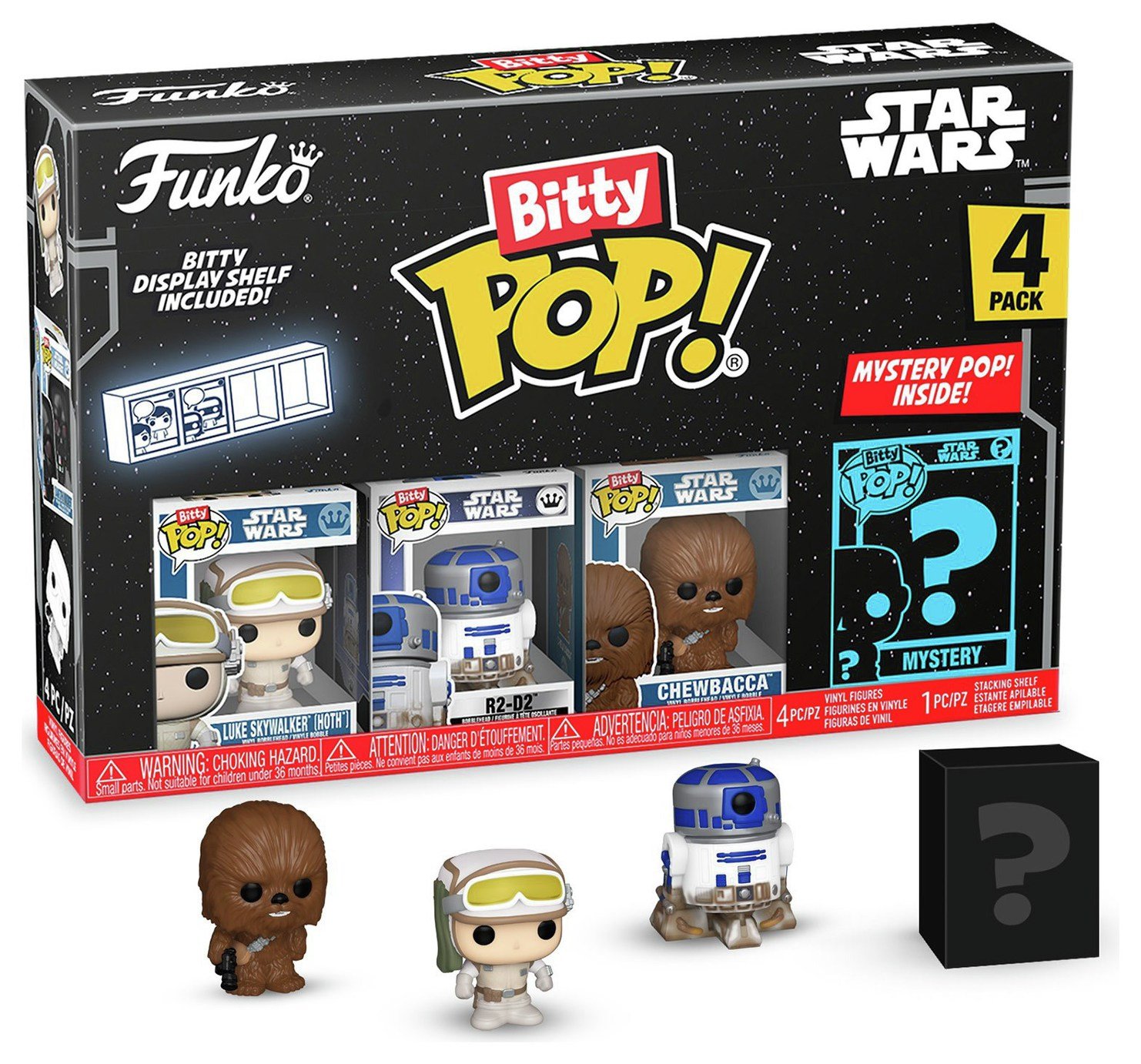 Buy Funko Bitty Pop Star Wars Luke Figures Pack of Playsets