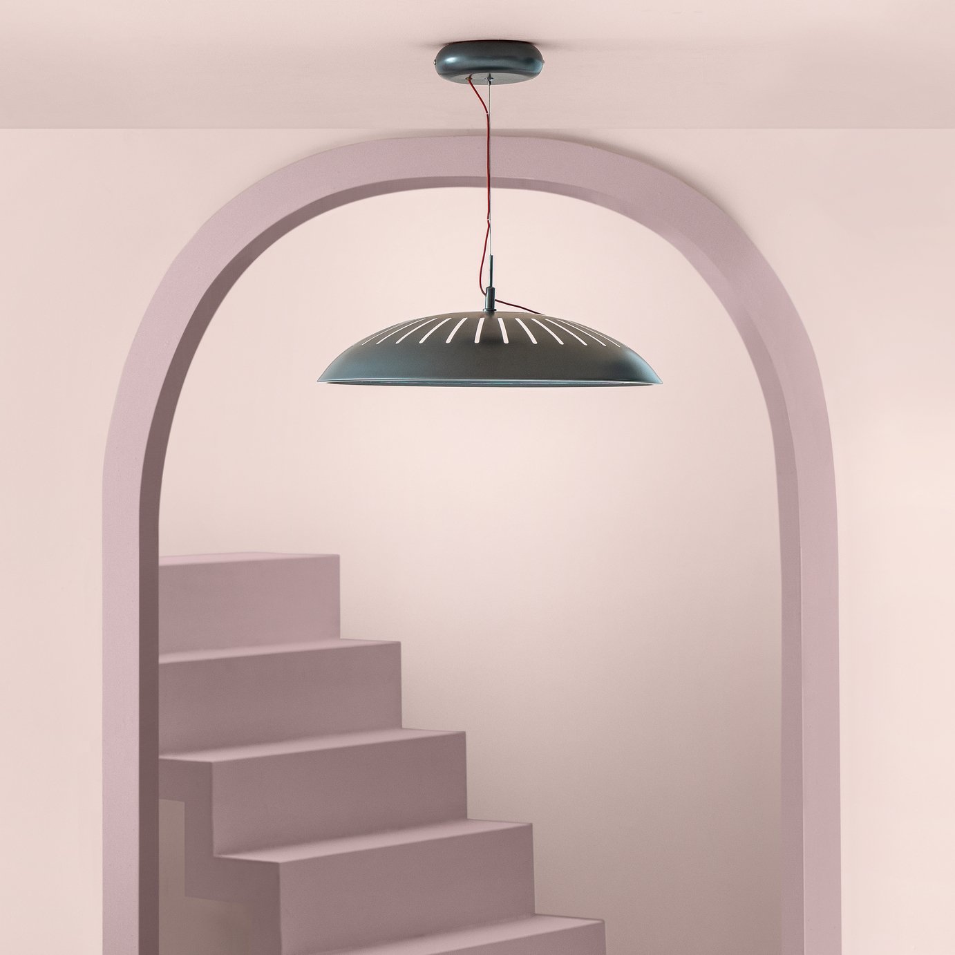 Habitat 60 Ellipse Pendant Light by Sebastian Conran - Grey