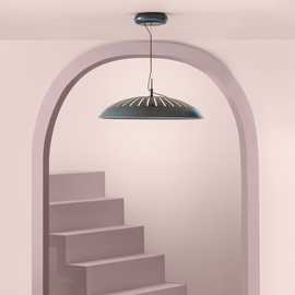 Habitat 60 Ellipse Pendant Light by Sebastian Conran - Grey
