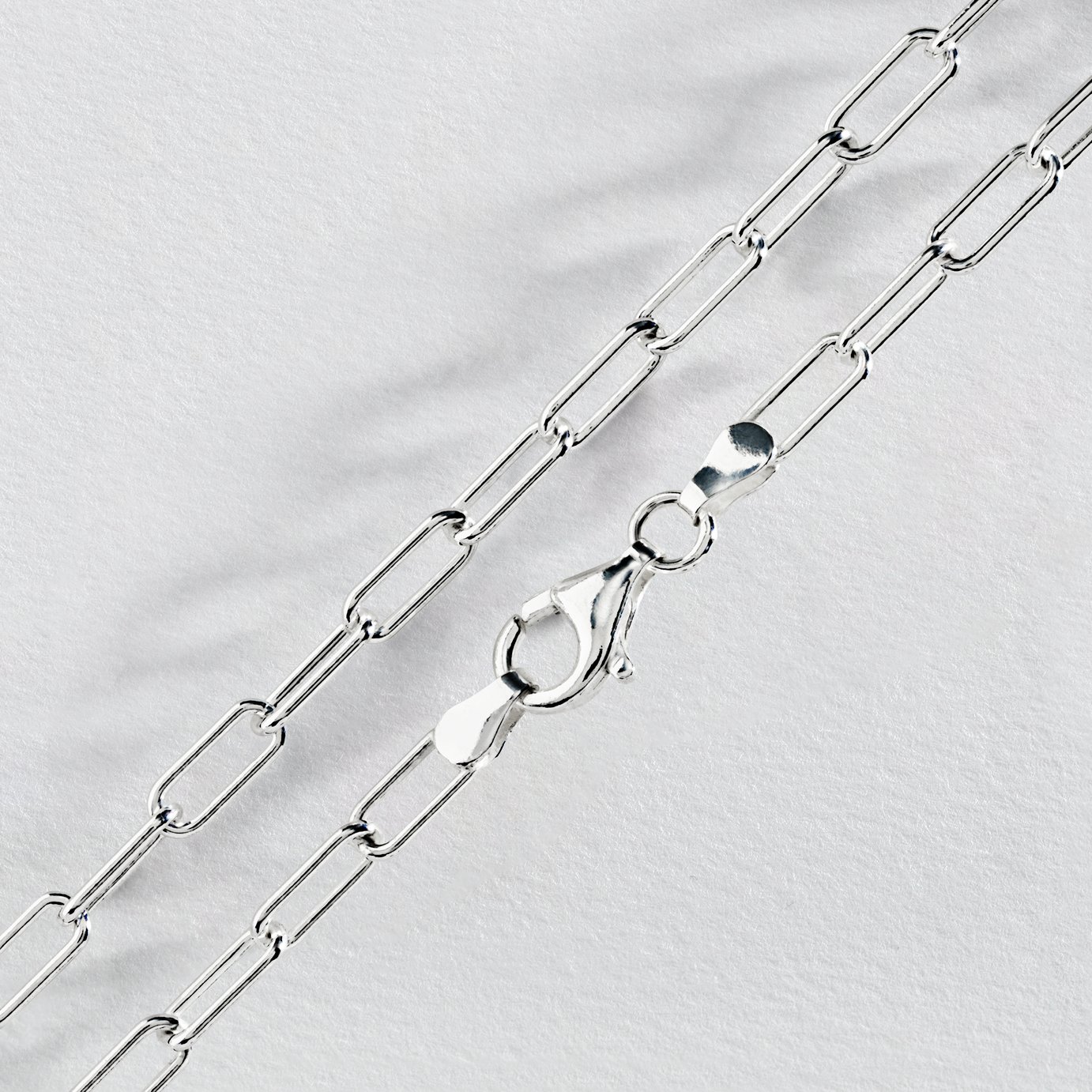 Revere Sterling Silver Paperlink Chain 18 Inch 