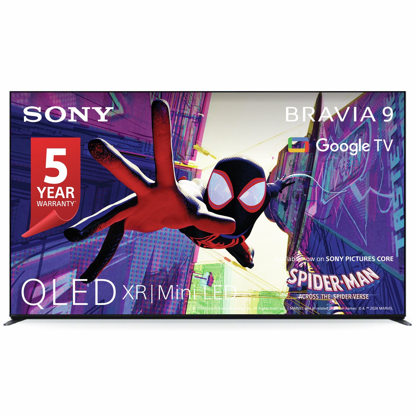 Sony 85 In K85XR90PU BRAVIA 9 Smart 4K HDR QLED Freeview TV