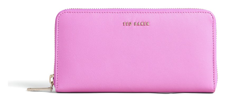 Ted Baker Garcey Large Zip Around Pink Purse